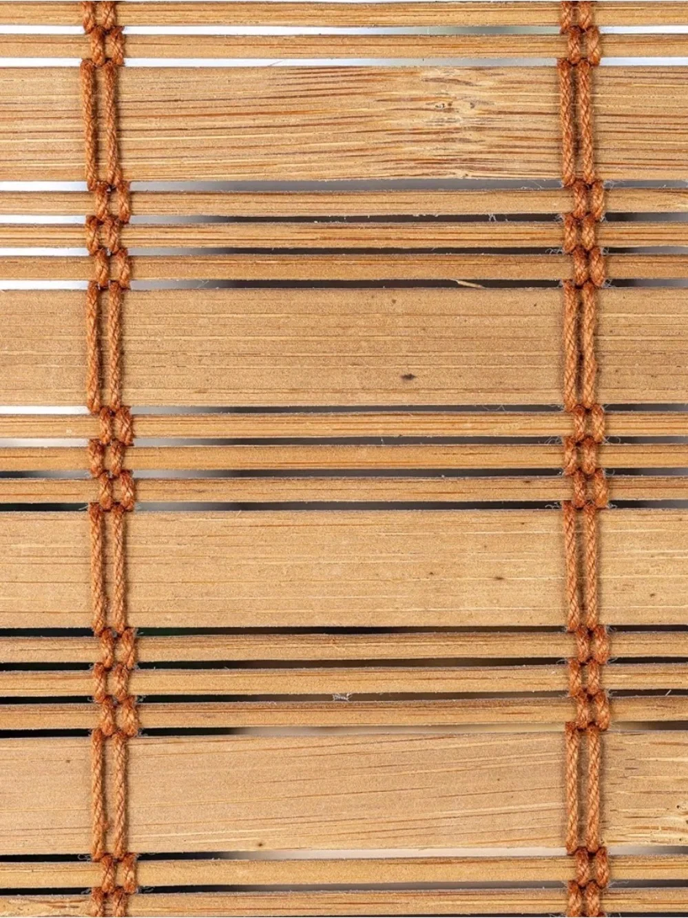 NEW Chicology Cordless Bamboo Roman Shade 31x64 Natural Woven Wood Blind NWT